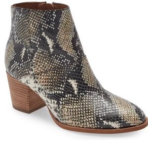 Women’s Ladies Girls Animal Snake Print The Rosie Ankle Bootie Boot By MADEWELL